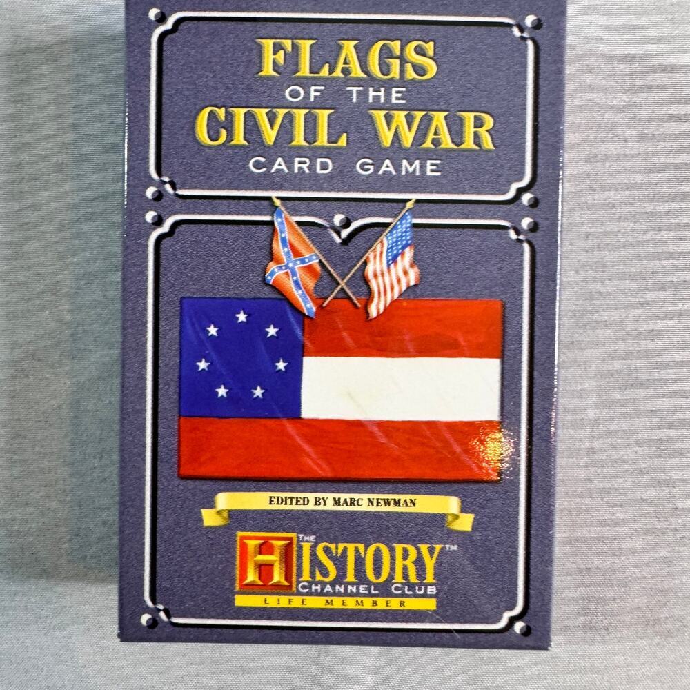 Flags of the Civil War Card Game History Channel Club Marc Newman Sealed Deck